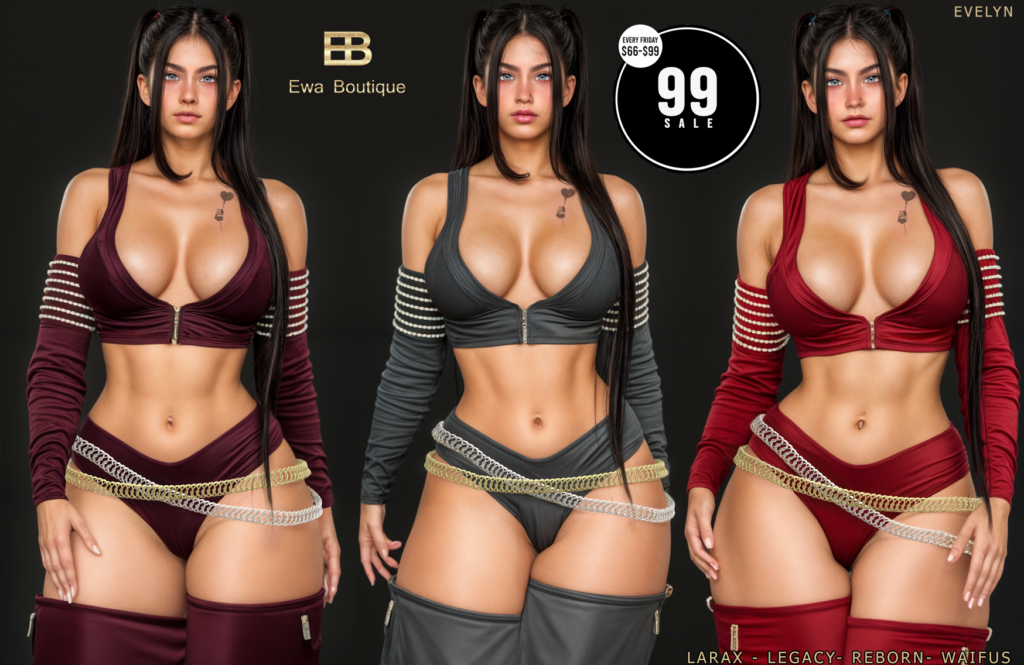Evelyn Outfit - Legacy/MaitreyaX/Reborn/+mods	&lt;a href=&quot;https://maps.secondlife.com/secondlife/Woodland%20Realm/132/159/23&quot; target=&quot;_blank&quot;&gt;Teleport&lt;/a&gt;