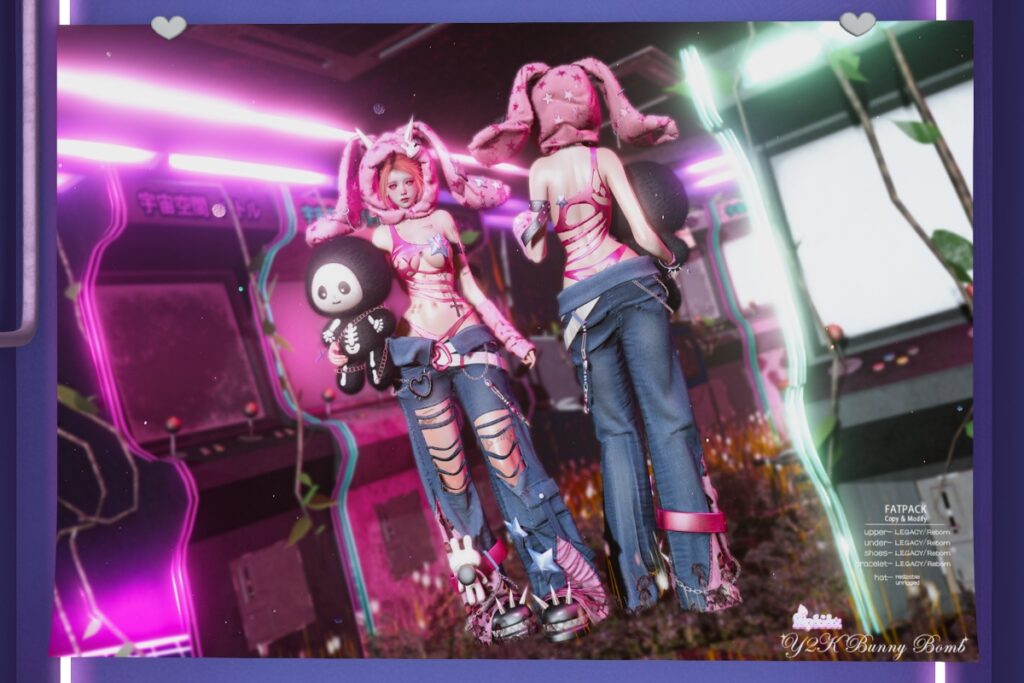 Y2K Bunny Bomb - Legacy/Reborn, L$250 each/L$888-L$1488 each FP/L$2988 MP