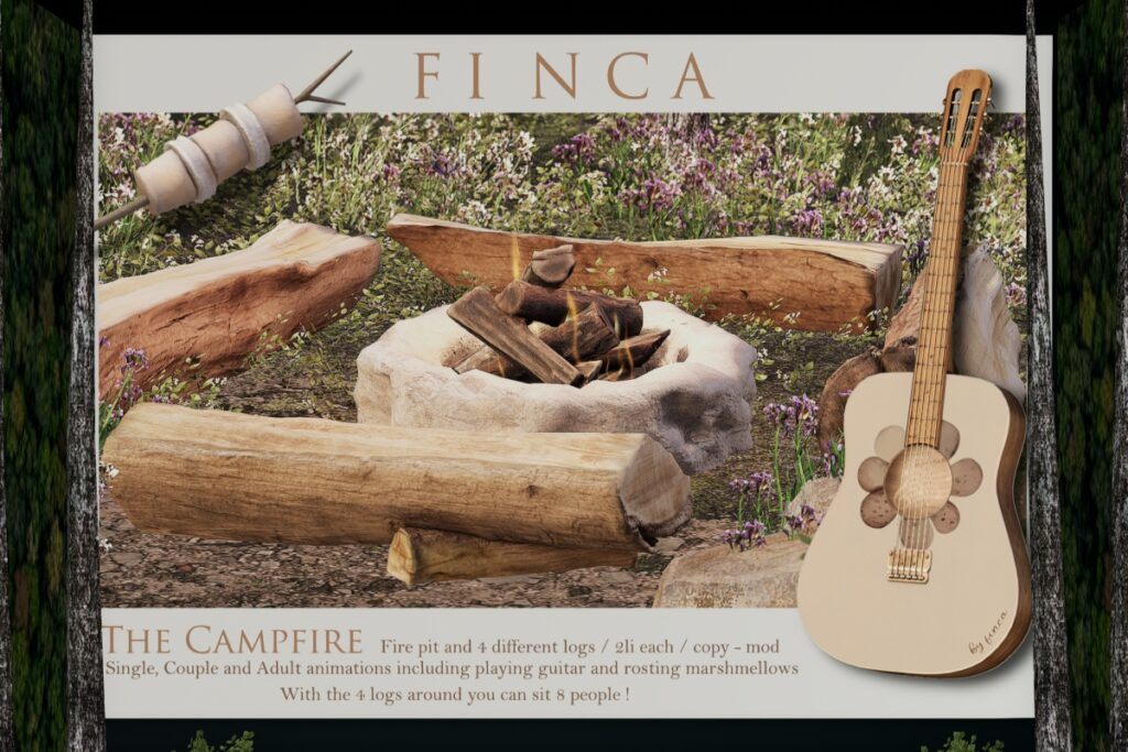 The Campfire Decor Set, L$600 FP