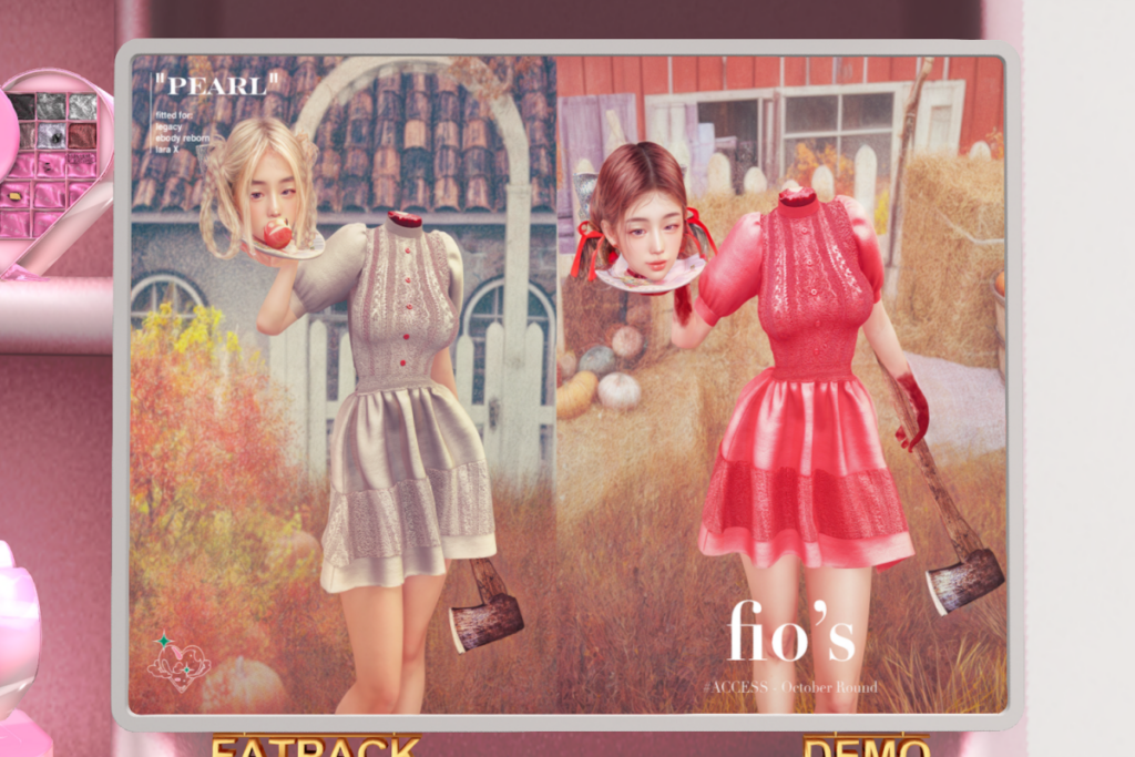 Pearl Look, L$575 each/L$1775 FP