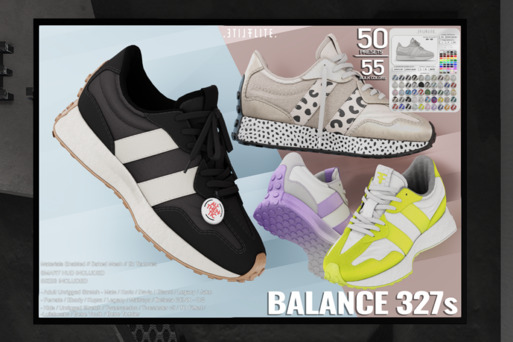 Balance 327 - See ad for fits, L$349 each/L$1999 FP