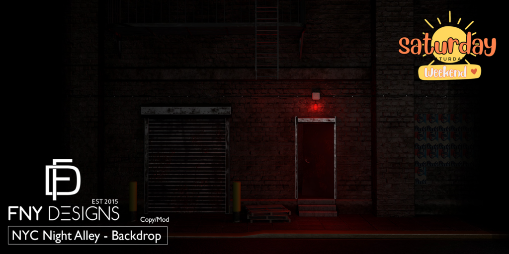 NYC Night Alley Backdrop	&lt;a href=&quot;http://maps.secondlife.com/secondlife/Fallen%20New%20York/121/106/2236&quot; target=&quot;_blank&quot;&gt;Teleport&lt;/a&gt;