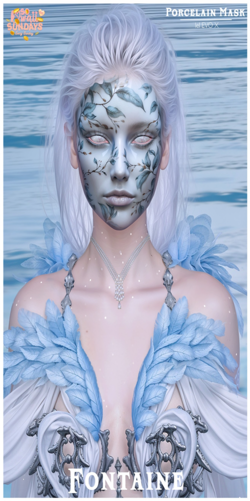 Porcelain Mask - EvoX	&lt;a href=&quot;https://maps.secondlife.com/secondlife/VELOUR/66/140/83&quot; target=&quot;_blank&quot;&gt;Teleport&lt;/a&gt;