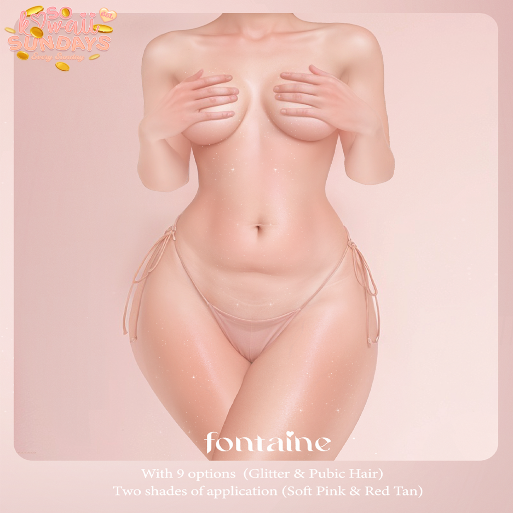 Natural Body Glitter - BOM	&lt;a href=&quot;https://maps.secondlife.com/secondlife/VELOUR/66/140/83&quot; target=&quot;_blank&quot;&gt;Teleport&lt;/a&gt;