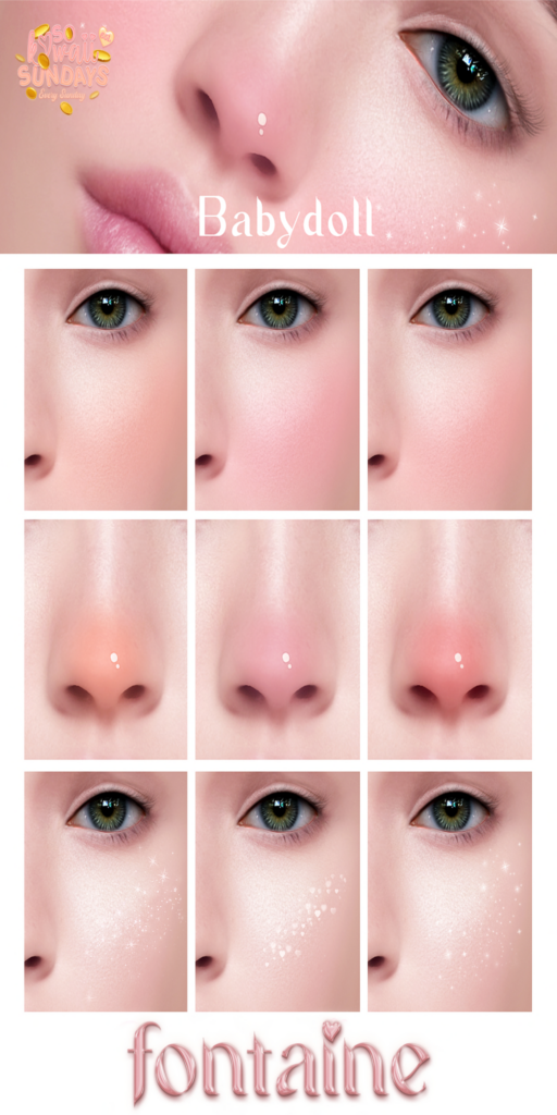 Babydoll Blush - EvoX	&lt;a href=&quot;https://maps.secondlife.com/secondlife/VELOUR/66/140/83&quot; target=&quot;_blank&quot;&gt;Teleport&lt;/a&gt;