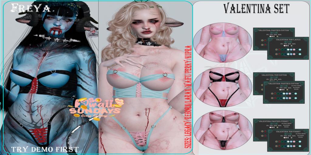 Valentina Set - Inithium/Legacy/MaitreyaX/Reborn/+mods	&lt;a href=&quot;http://maps.secondlife.com/secondlife/Daisy/13/29/1168&quot; target=&quot;_blank&quot;&gt;Teleport&lt;/a&gt;