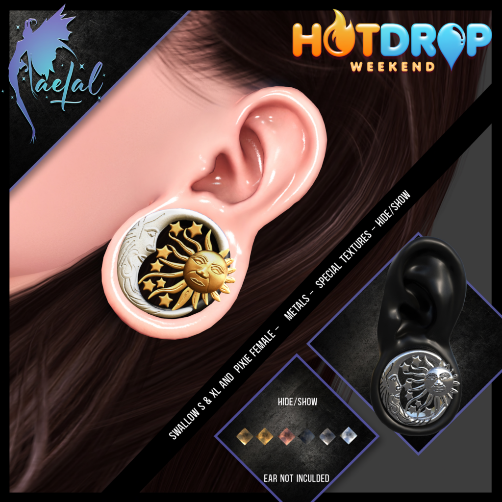 Earring #121v3 - Swallow Gauged