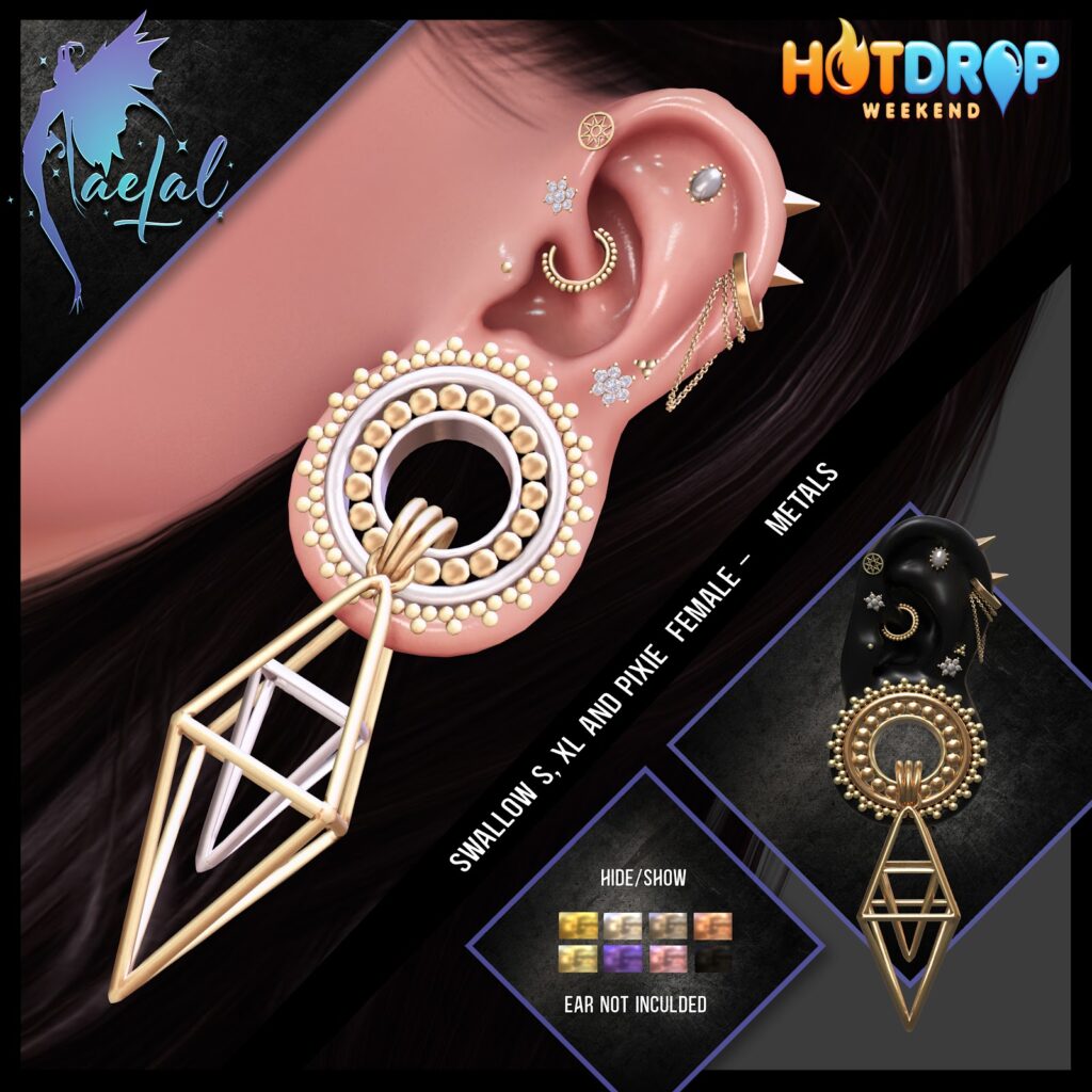 Amelia Earrings - Swallow Gauged Female