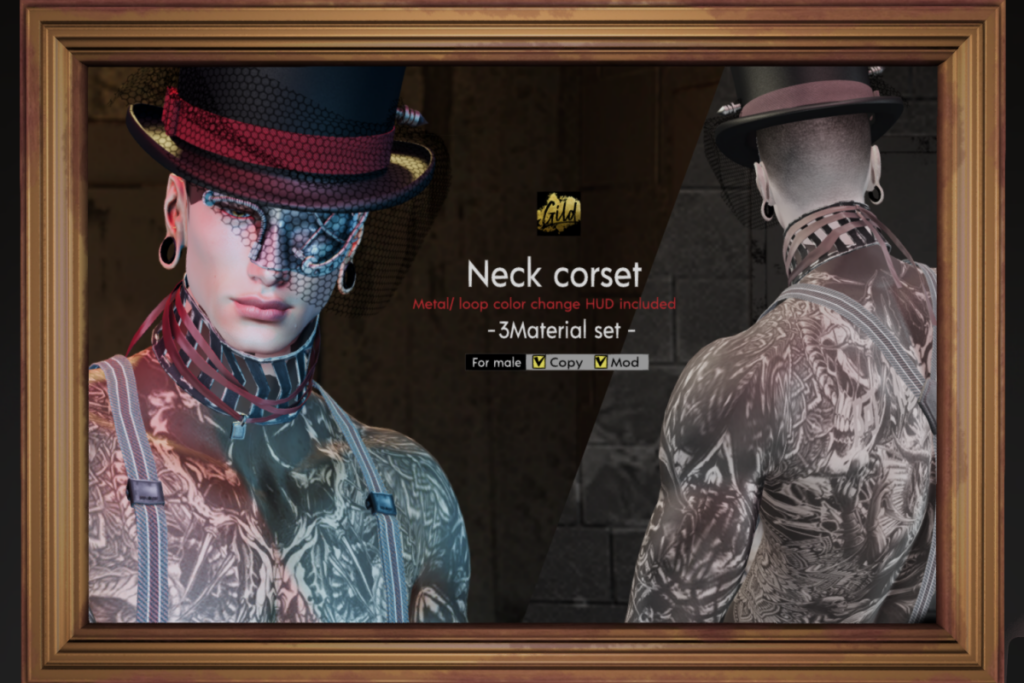 Neck Corset - Jake/Legacy, L$185 each