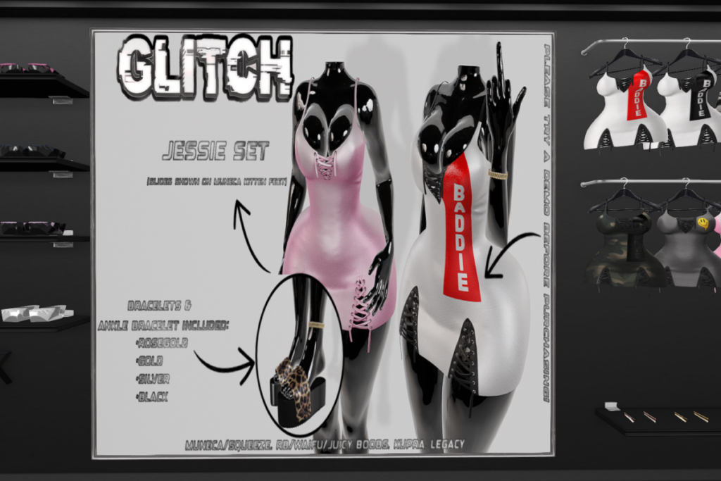 Jessie Set - Inithium/Legacy/Reborn/Yentements/+mods, L$200-L$250 each/L$2000 FP