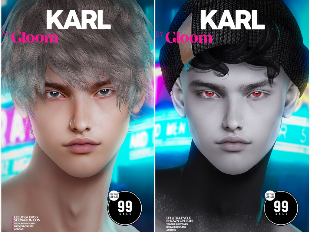 Karl Skin Human - EvoX | Karl Skin Fantasy - EvoX	&lt;a href=&quot;https://maps.secondlife.com/secondlife/Moonstar/134/168/44&quot; target=&quot;_blank&quot;&gt;Teleport&lt;/a&gt;