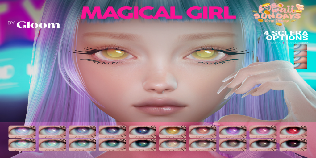 Magical Girl Eyes - BOM/Lelutka/Omega	&lt;a href=&quot;http://maps.secondlife.com/secondlife/Moonstar/141/89/43&quot; target=&quot;_blank&quot;&gt;Teleport&lt;/a&gt;