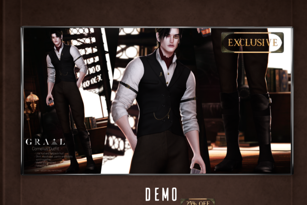 Cornelius Outfit - Legacy, L$549 Lite/L$1875 FP