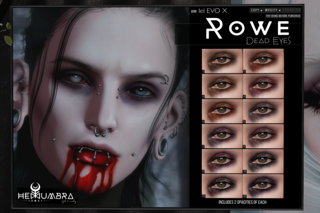 Rowne Dead Eyes - EvoX, L$140
