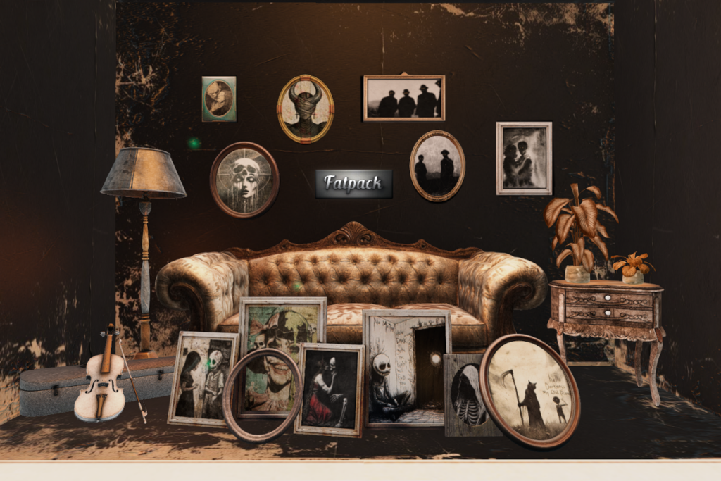 Whispering Shadows Decor, L$180-L$250 each/L$666 FP