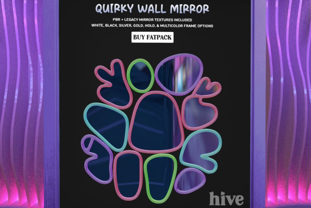 Quirky Wall Mirror, L$375