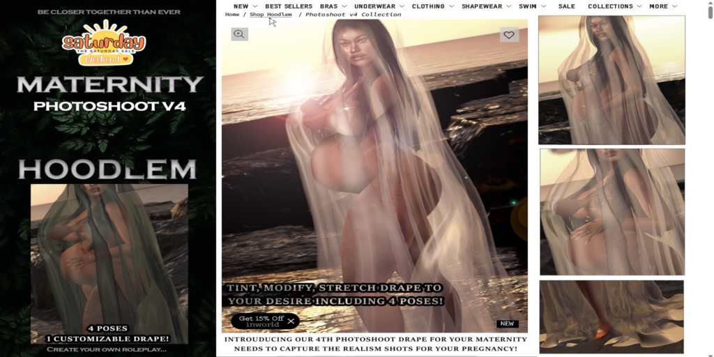Maternity Photoshoot V4 Poses	&lt;a href=&quot;http://maps.secondlife.com/secondlife/Lowkey/123/85/25&quot; target=&quot;_blank&quot;&gt;Teleport&lt;/a&gt;