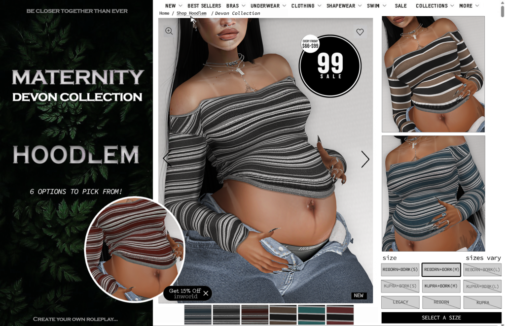 Devon Collection - Inithium/Reborn/+mods	&lt;a href=&quot;http://maps.secondlife.com/secondlife/Lowkey/123/85/25&quot; target=&quot;_blank&quot;&gt;Teleport&lt;/a&gt;