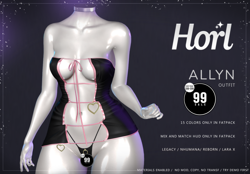Allyn Outfit - Legacy/MaitreyaX/Nhumana/Reborn	&lt;a href=&quot;http://maps.secondlife.com/secondlife/Spiced%20Romance/11/141/2894&quot; target=&quot;_blank&quot;&gt;Teleport&lt;/a&gt;