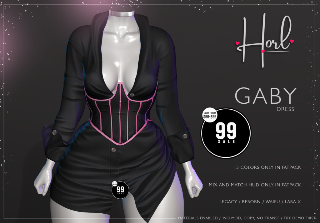 Gaby Dress - Legacy/MaitreyaX/Reborn/+mods	&lt;a href=&quot;http://maps.secondlife.com/secondlife/Spiced%20Romance/12/144/2894&quot; target=&quot;_blank&quot;&gt;Teleport&lt;/a&gt;