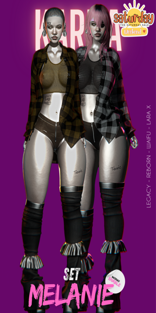 Melanie Set - Legacy/MaitreyaX/Reborn/+mods	&lt;a href=&quot;http://maps.secondlife.com/secondlife/Martinique%20Island/132/38/24&quot; target=&quot;_blank&quot;&gt;Teleport&lt;/a&gt;