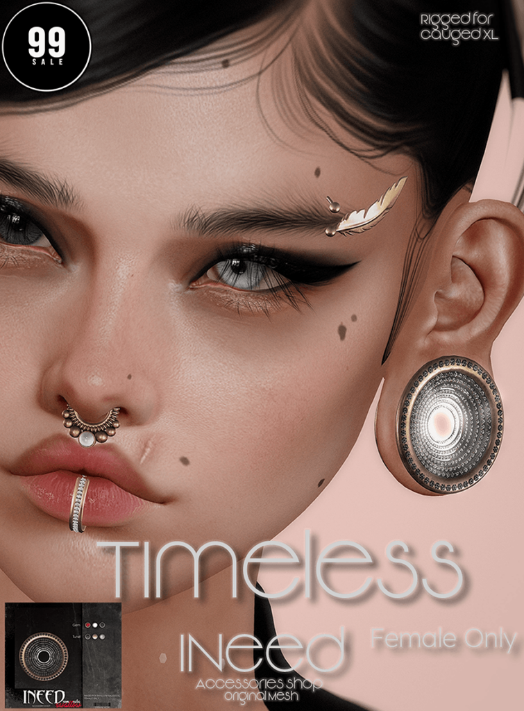 Timeless Earrings - Swallow Gauged Ears XL	&lt;a href=&quot;http://maps.secondlife.com/secondlife/Starfall%20Bay/193/47/29&quot; target=&quot;_blank&quot;&gt;Teleport&lt;/a&gt;