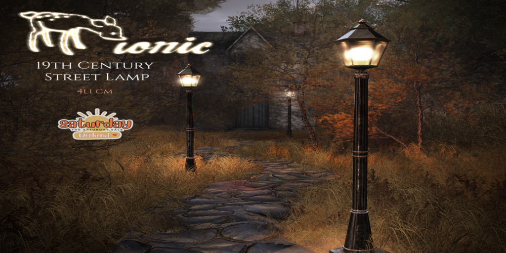 19th Century Street Lamp	&lt;a href=&quot;http://maps.secondlife.com/secondlife/Rayne%20and%20PetitChat/126/185/1200&quot; target=&quot;_blank&quot;&gt;Teleport&lt;/a&gt;