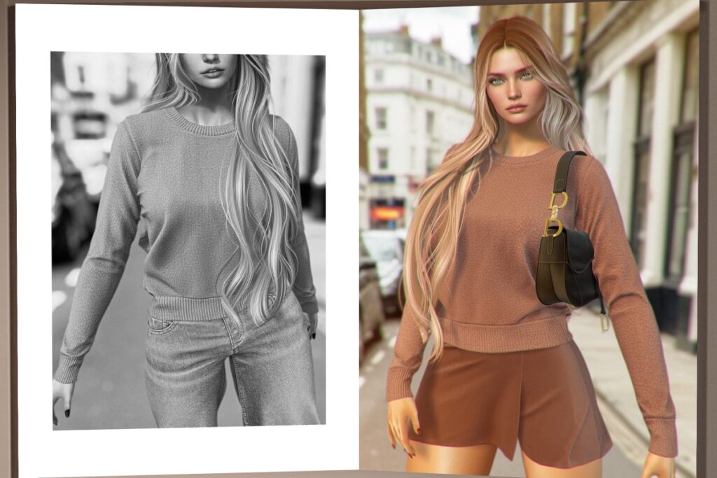 Priscilla Sweater &amp; Claudette Skirt - Legacy/MaitreyaX/Reborn/+mods, L$295 each/L$1195 each FP
