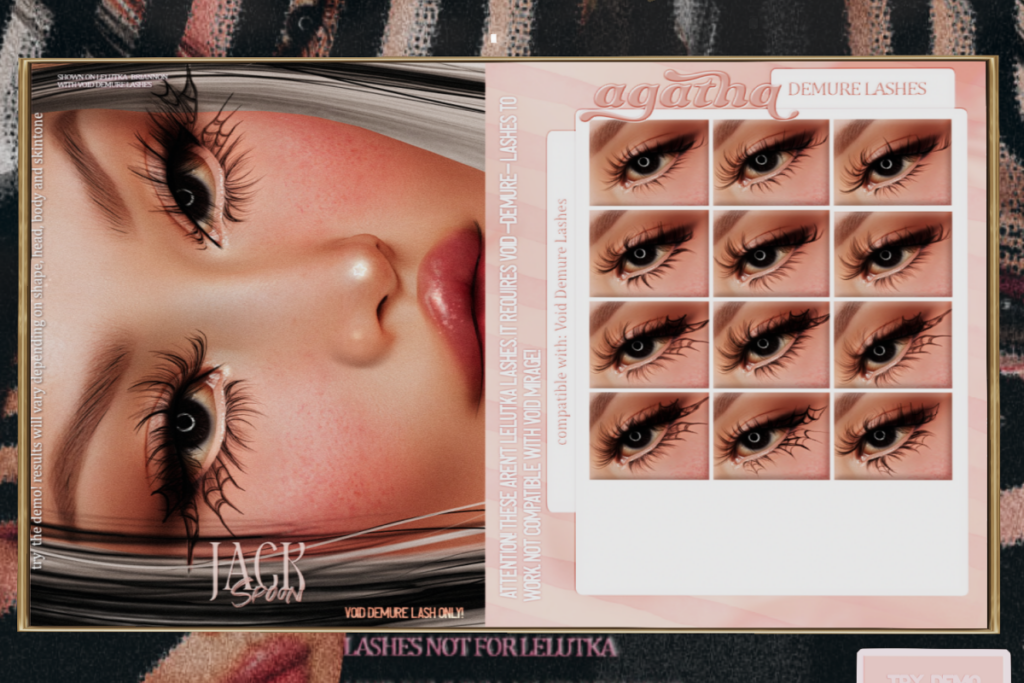 Agatha Lashes - Void Demure, L$299