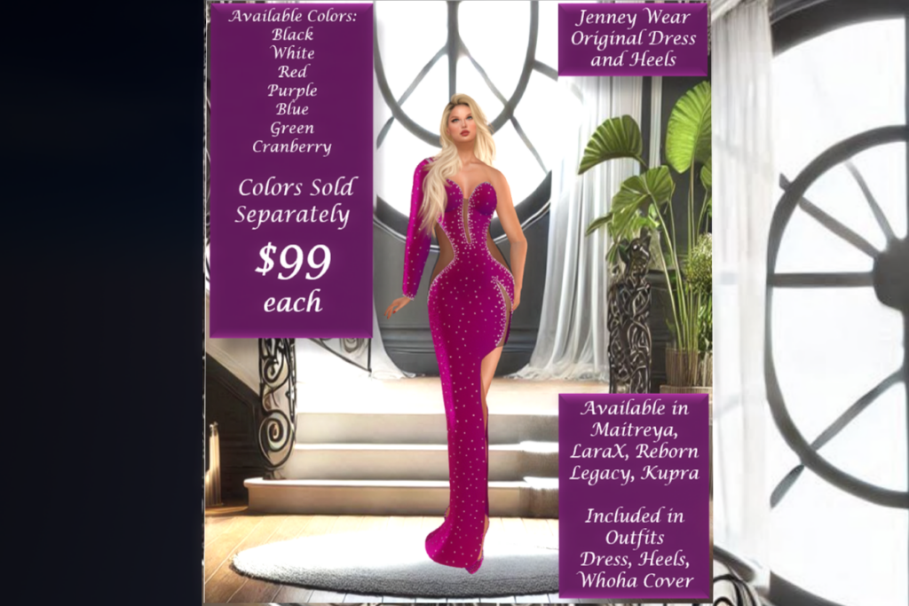 Patti Outfit - Inithium/Legacy/Maitreya/Reborn/+mods, L$99 each