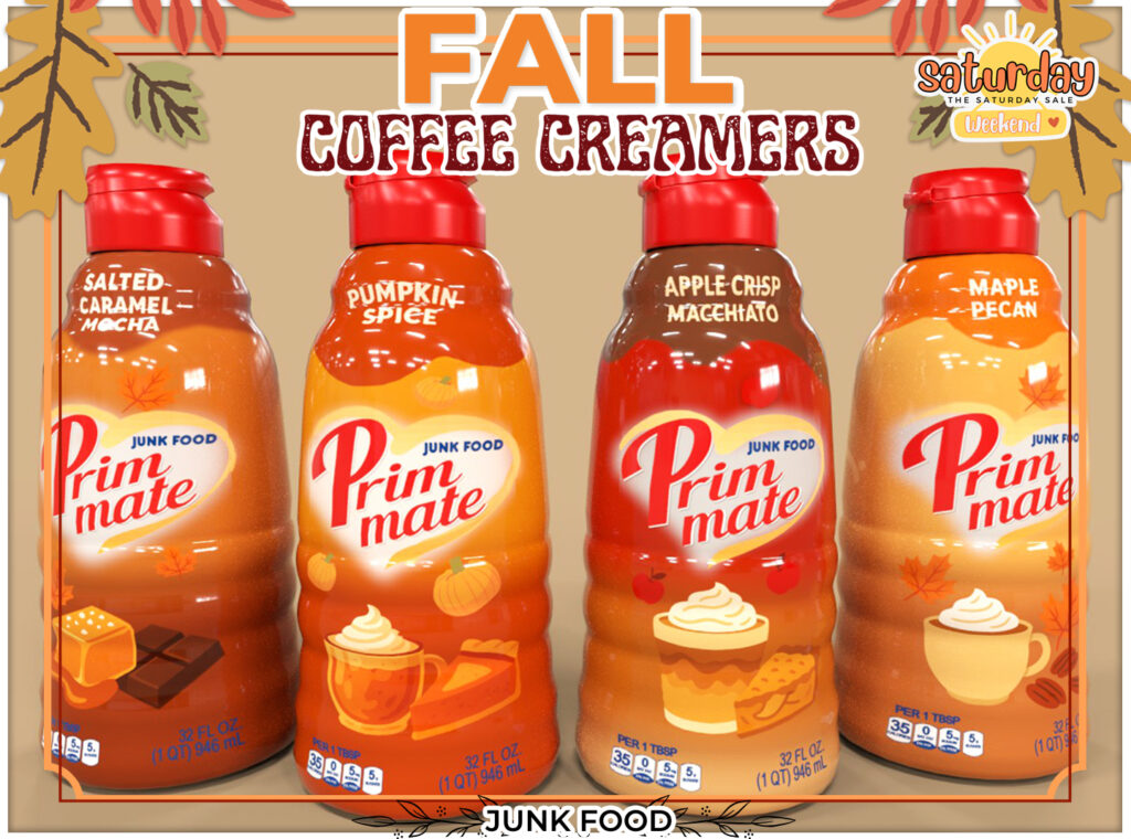 Fall Coffee Creamers	&lt;a href=&quot;http://maps.secondlife.com/secondlife/Junk%20Food/191/80/36&quot; target=&quot;_blank&quot;&gt;Teleport&lt;/a&gt;