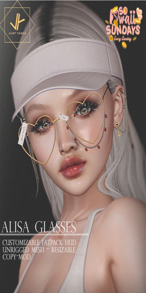 Alisa Glasses	&lt;a href=&quot;http://maps.secondlife.com/secondlife/Cobra/237/30/2001&quot; target=&quot;_blank&quot;&gt;Teleport&lt;/a&gt;