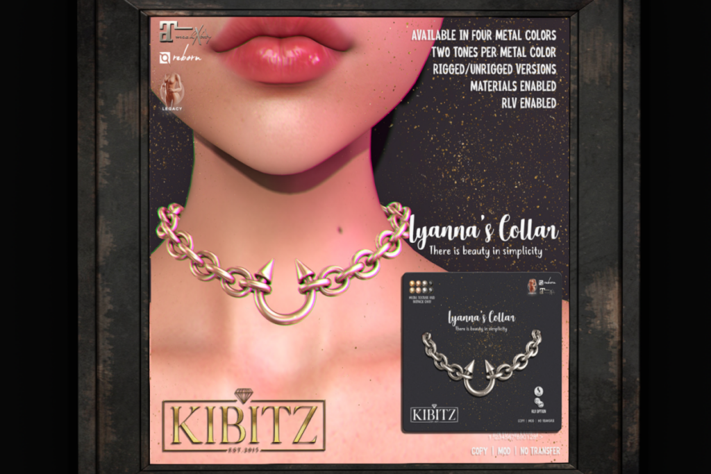 Lyanna&#039;s Collar -  Legacy/MaitreyaX/Reborn, L$259 each/L$777 FP