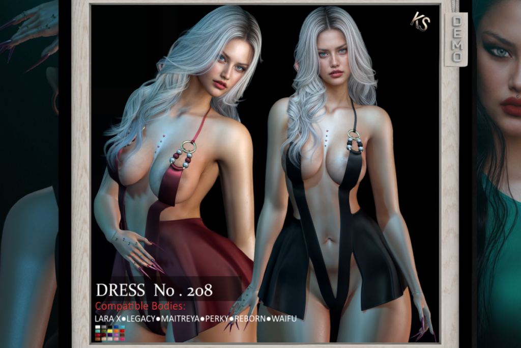 Dress No. 208 - Legacy/Maitreya/Reborn/+mods, L$299
