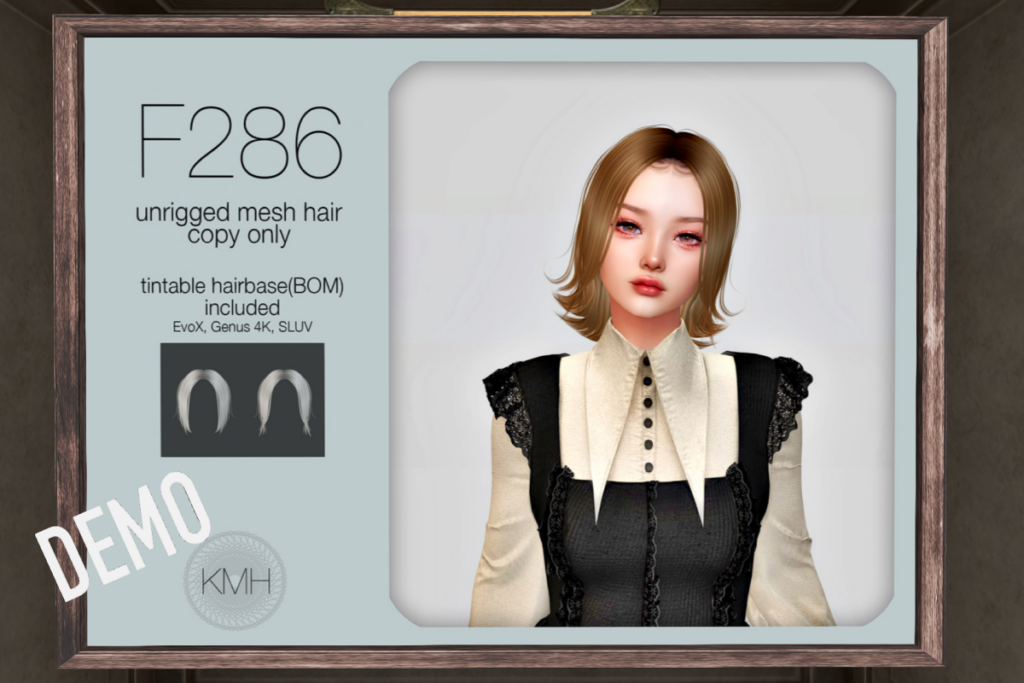 F286 Hair - EvoX/Genus/SLUV, L$325 each/L$550 FP