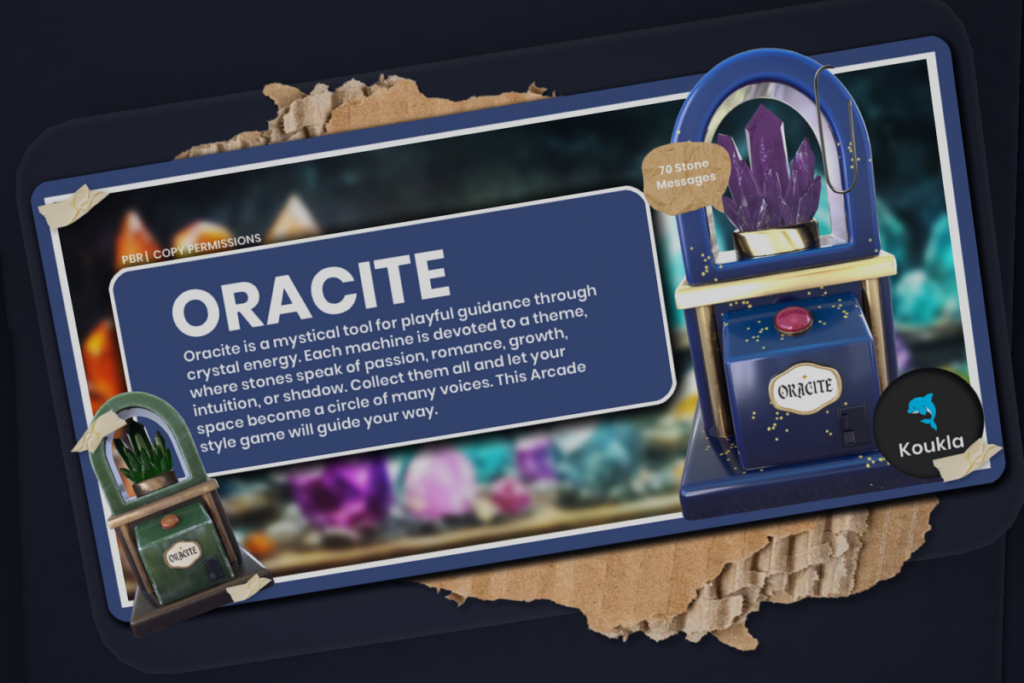 Oracite Machine, L$560-L$680 each/L$1344 FP