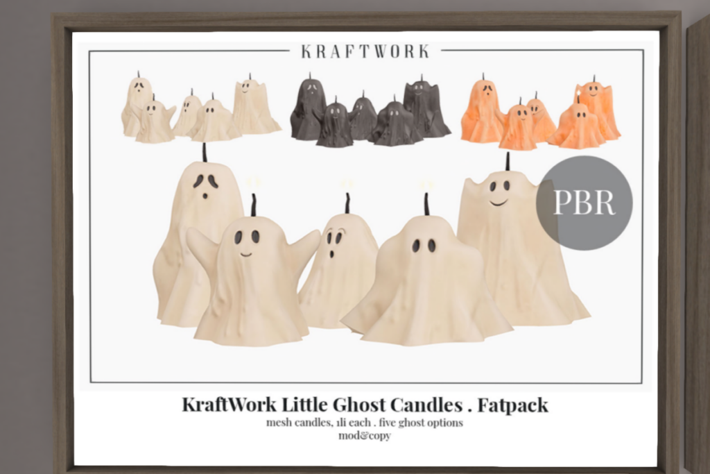 Little Ghost Candles, L$148