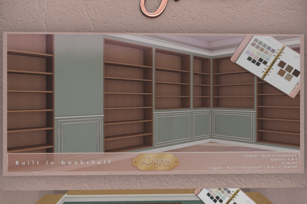 Built In Bookshelf, L$299