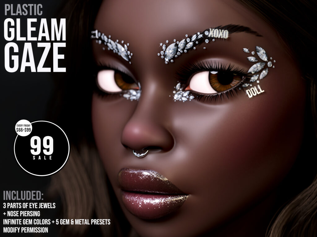 Gleam Gaze Jewelry	&lt;a href=&quot;http://maps.secondlife.com/secondlife/Triple%20Trouble/59/214/22&quot; target=&quot;_blank&quot;&gt;Teleport&lt;/a&gt;