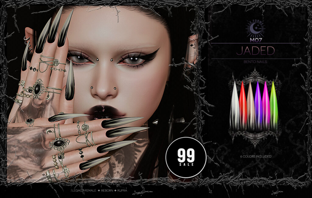 Jaded Nails - Inithium/Legacy/Reborn	&lt;a href=&quot;http://maps.secondlife.com/secondlife/Flamingo%20District/208/76/2203&quot; target=&quot;_blank&quot;&gt;Teleport&lt;/a&gt;