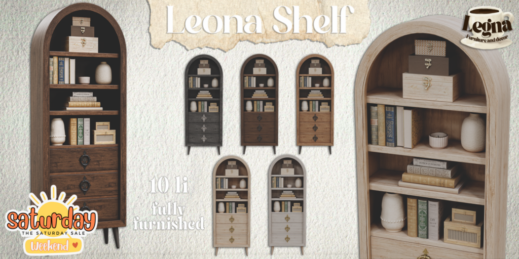Leona Shelf	&lt;a href=&quot;http://maps.secondlife.com/secondlife/Dark%20Desires/150/191/21&quot; target=&quot;_blank&quot;&gt;Teleport&lt;/a&gt;