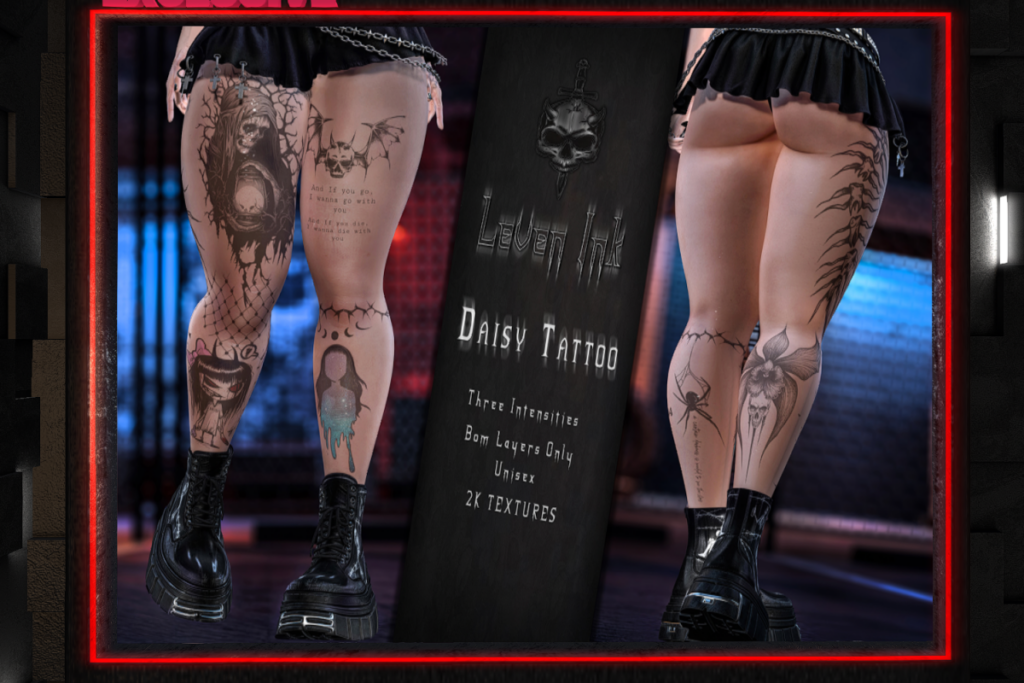 Daisy Tattoo - BOM, L$399