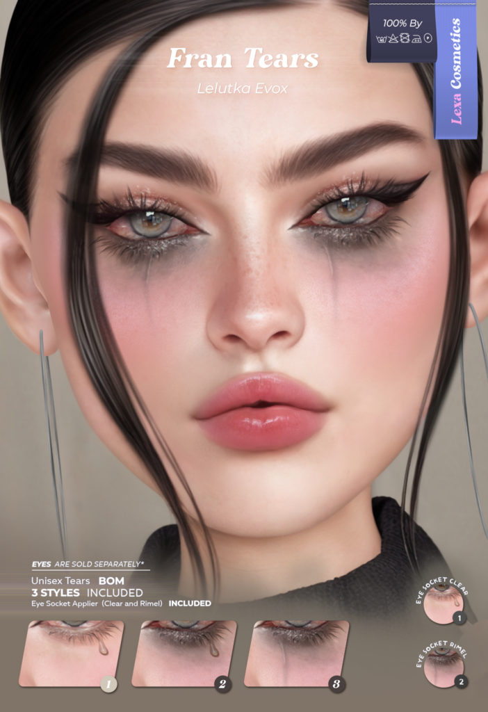 Fran Tears - EvoX	&lt;a href=&quot;http://maps.secondlife.com/secondlife/Lino/233/44/2835&quot; target=&quot;_blank&quot;&gt;Teleport&lt;/a&gt;