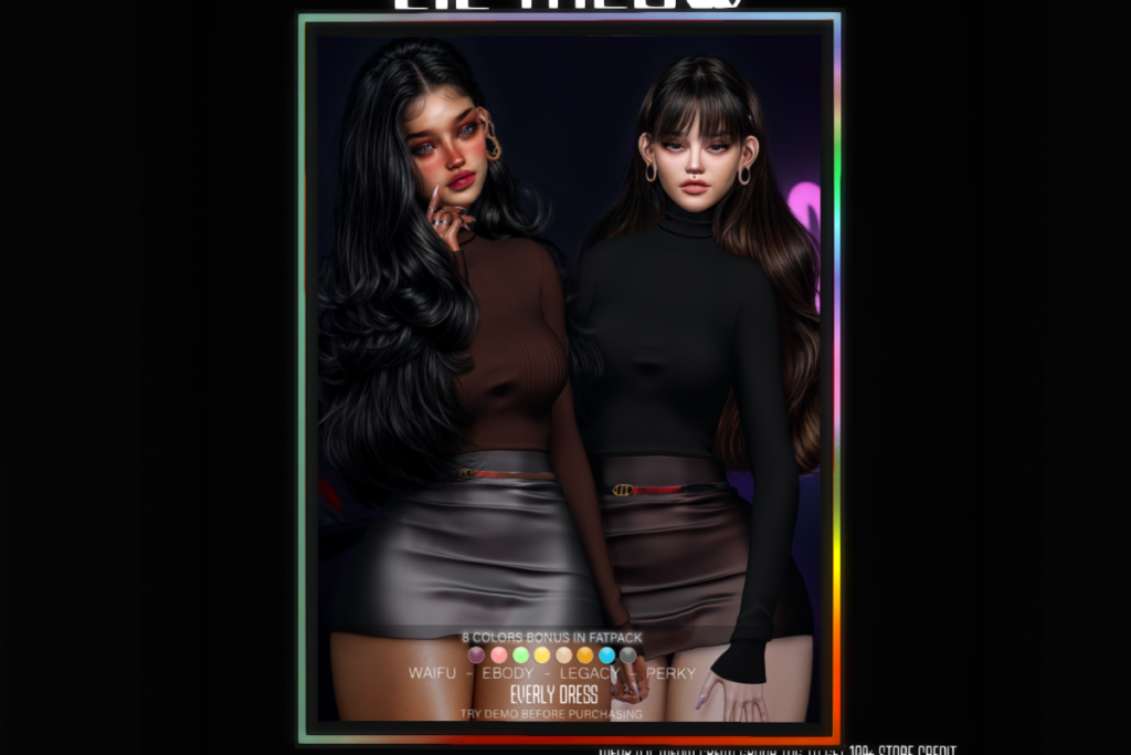 Everly Dress - Legacy/Reborn/+mods, L$199 each/L$640 FP