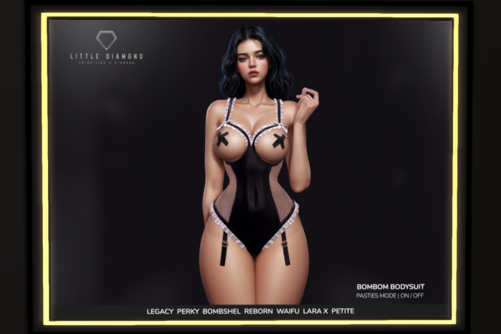BomBom Bodysuit - Legacy/MaitreyaX/Reborn/+mods, L$290 each/L$1490 FP