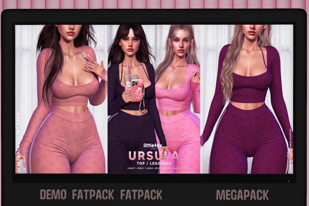 Ursula Outfit - Legacy/MaitreyaX/Reborn/+mods, L$279 each/L$1499 each FP, L$1999 MP