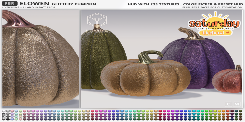 Elowen Glittery Pumpkin	&lt;a href=&quot;http://maps.secondlife.com/secondlife/Lost%20Souls/98/110/22&quot; target=&quot;_blank&quot;&gt;Teleport&lt;/a&gt;