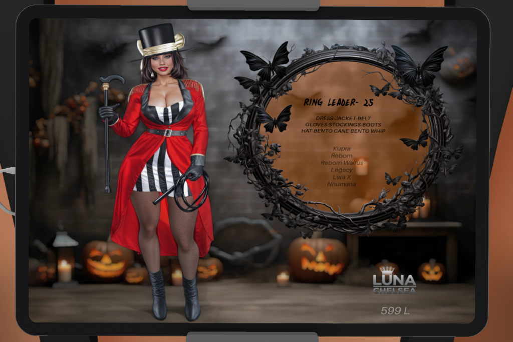 Ring Leader 25 Outfit - Inithium/Legacy/MaitreyaX/Nhumana/Reborn/+mods, L$599