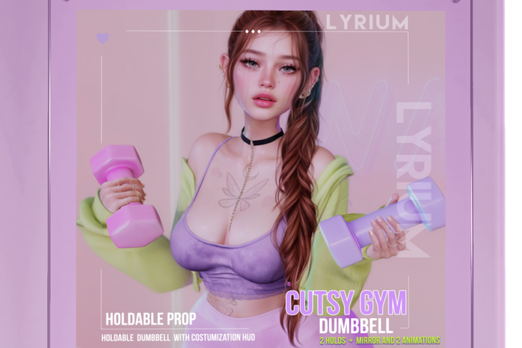 Cutsy Gym Dumbell, L$299