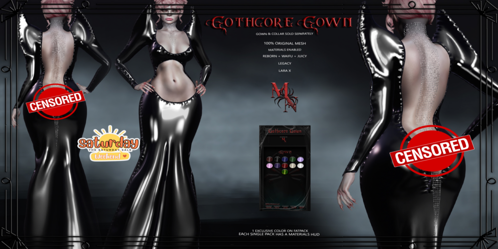 Gothcore Gown - Legacy/MaitreyaX/Reborn/+mods	&lt;a href=&quot;http://maps.secondlife.com/secondlife/Madame%20Noir/69/142/31&quot; target=&quot;_blank&quot;&gt;Teleport&lt;/a&gt;